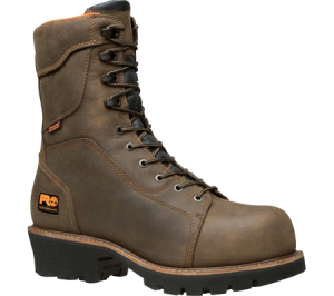 steel toe logger boots