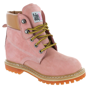 pink steel toe boots