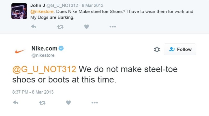 nike response