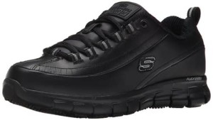 Skechers Womens 76550 Sure Track Trickel Slip Resistant Work Shoe