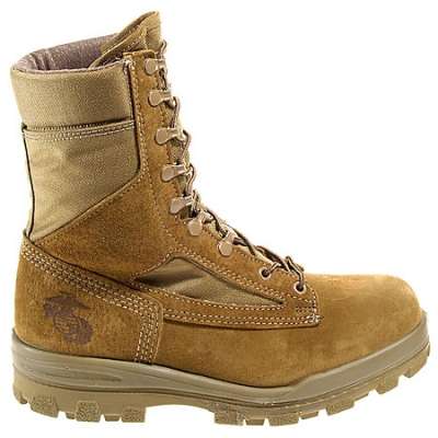 steel toe combat boots